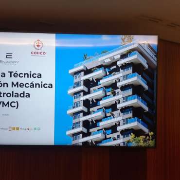 Jornada Técnica sobre Ventilación Mecánica Controlada (VMC) junto a DINAK en el COIICO